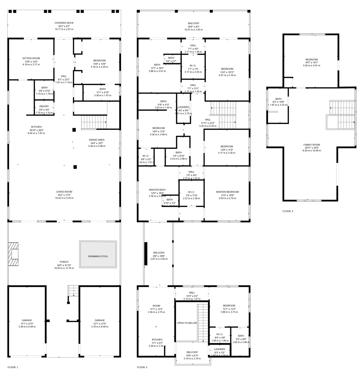 Floor Plan for President's Row in WaterColor with Heated Pool, LSV, Bikes! STEPS to BEACH CLUB! RENOVATED 2025!